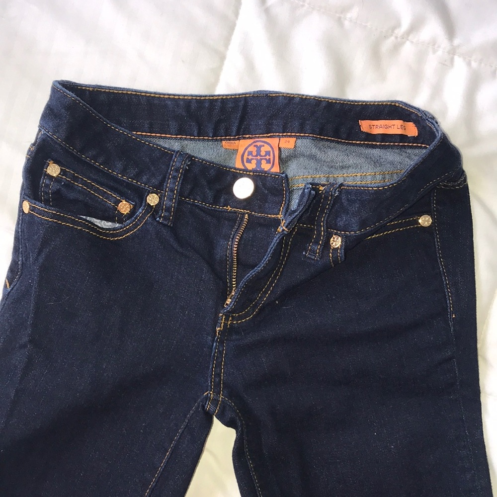 Tory Burch Straight Leg Jeans